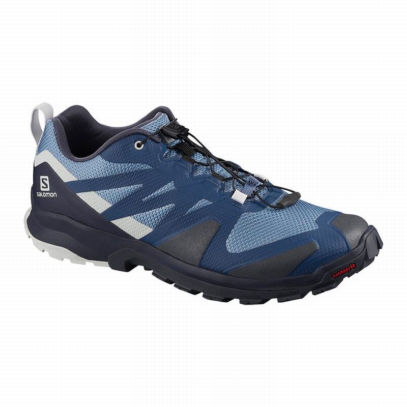 SALOMON XA ROGG Philippines - Men's Hiking Shoes - Blue | 231068-OMZ
